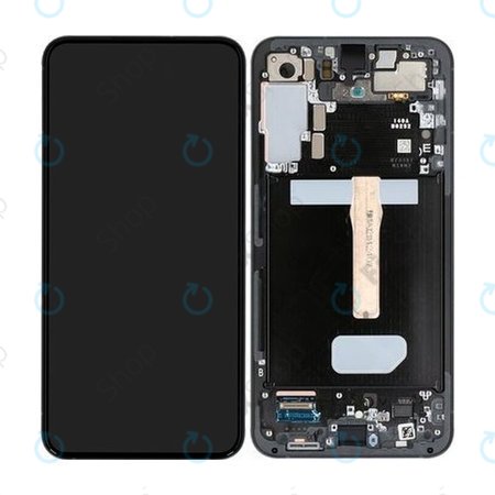 Samsung Galaxy S22 Plus S906B - LCD zaslon + steklo na dotik + okvir (Graphite) - GH82-27500E, GH82-27501E Genuine Service Pack