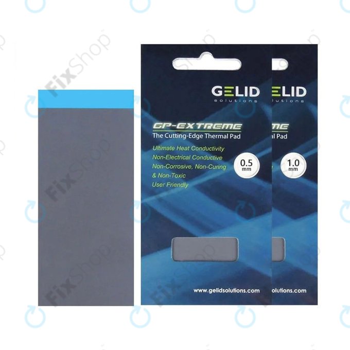 Toplotno prevodna podloga GELID GP-Extreme, 12 W/mK, 80 × 40 × 0.5mm