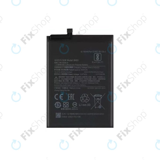 Xiaomi Redmi Note 9 Pro - Baterija BN53 5020mAh