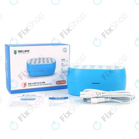 Relife RL-304M - Smart servisna polnilna postaja - 30x USB / 160 W