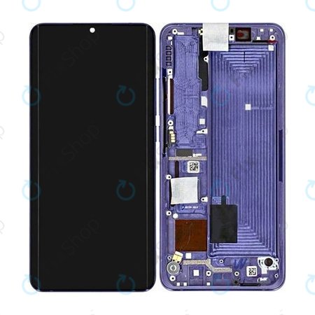 Xiaomi Mi Note 10 Lite - LCD zaslon + steklo na dotik + okvir (Nebula Purple) - 5600020F4L00 Genuine Service Pack