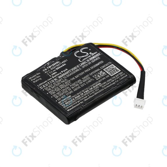 Baterija za TomTom Via 1405, 900mAh, Li-Ion, 3.7V, 6027A0114501, HQ