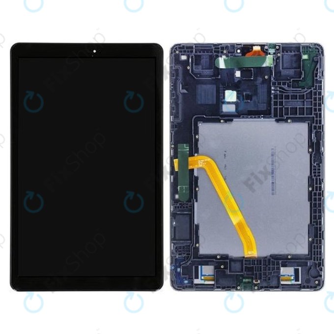 Samsung Galaxy Tab A 10.5 T590, T595 - LCD zaslon + steklo na dotik + okvir (črn) - GH97-22197A Genuine Service Pack