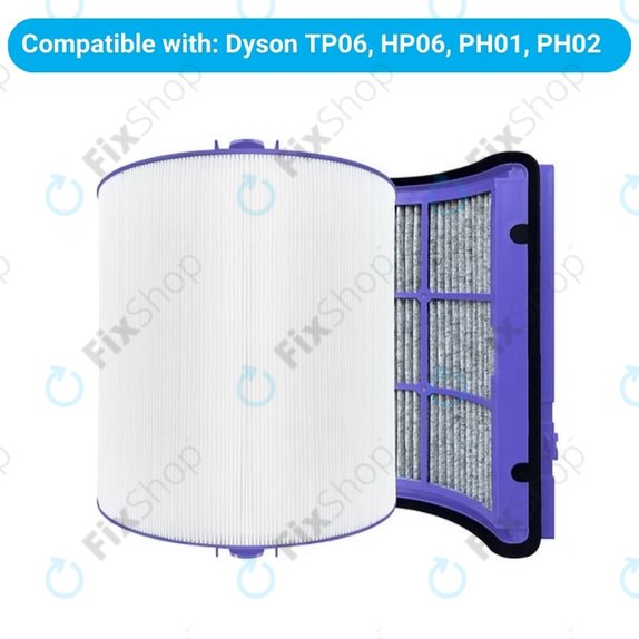 Dyson Purifier-series, Purifier humidifier-series, Hot and Cool Series 360° - HEPA filter (Aktivno oglje)