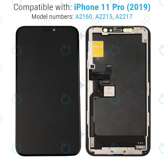 Apple iPhone 11 Pro - LCD zaslon + steklo na dotik + okvir - 661-15931 Genuine Service Pack