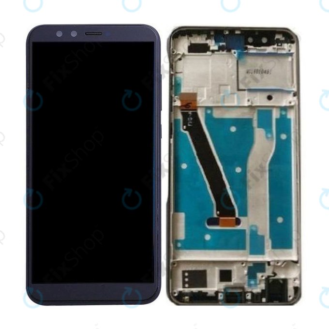 Huawei Honor 9 Lite - LCD zaslon + steklo na dotik + okvir (Midnight Black) TFT