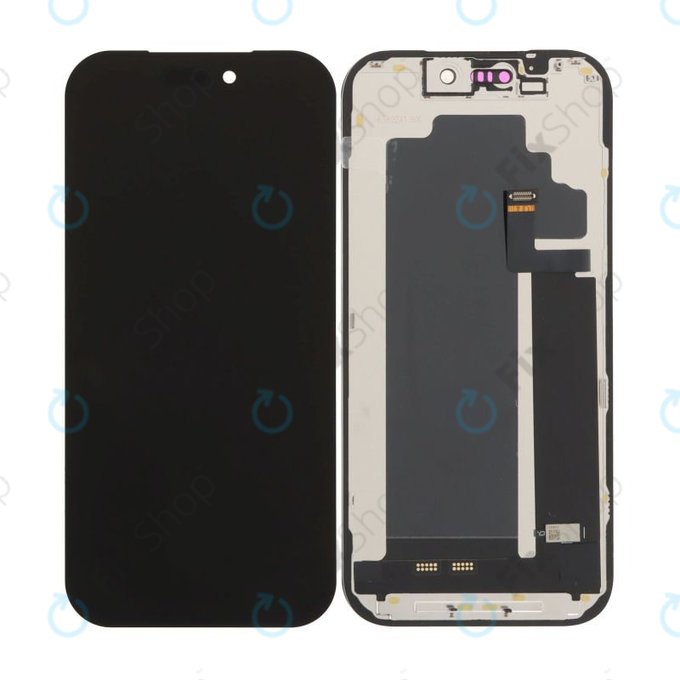 Zaslon In-Cell FHD za iPhone 17 Pro, Steklo na dotik z okvirjem