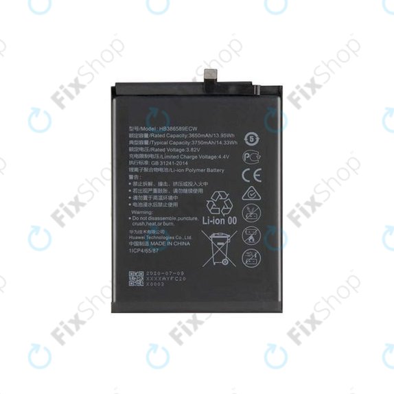 Huawei Honor Play, Mate 20 Lite, Nova 3, Nova 5T, P10 Plus, View 10 - Baterija HB386589ECW 3750mAh