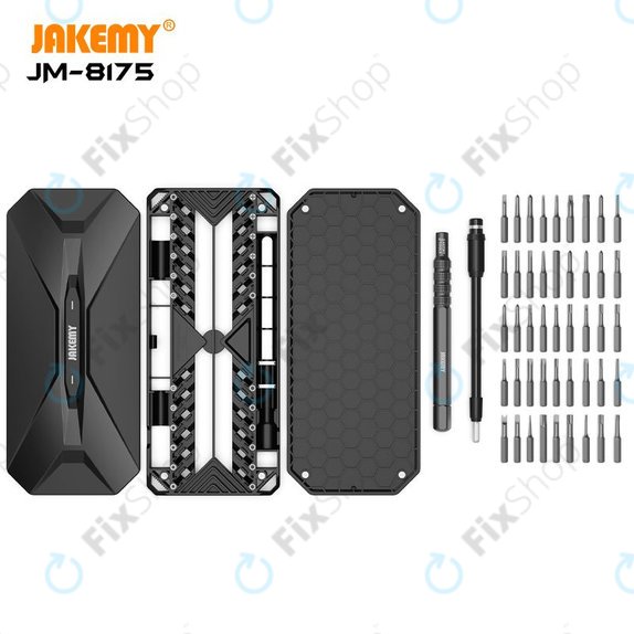 Jakemy JM-8175 - Komplet servisnega orodja za servis elektronike 50 v 1