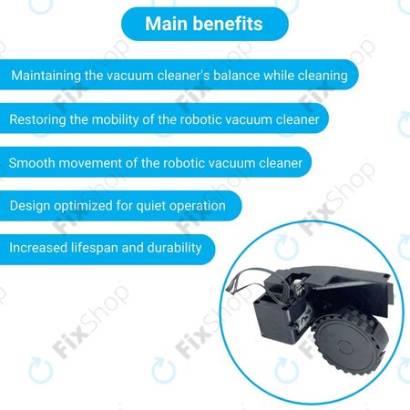 Roidmi EVE Plus - Kolo z Motorjem (Levo) (Črna)