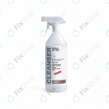 Izopropanol 100%, 1000 ml, z razpršilcem, Cleanser IPA
