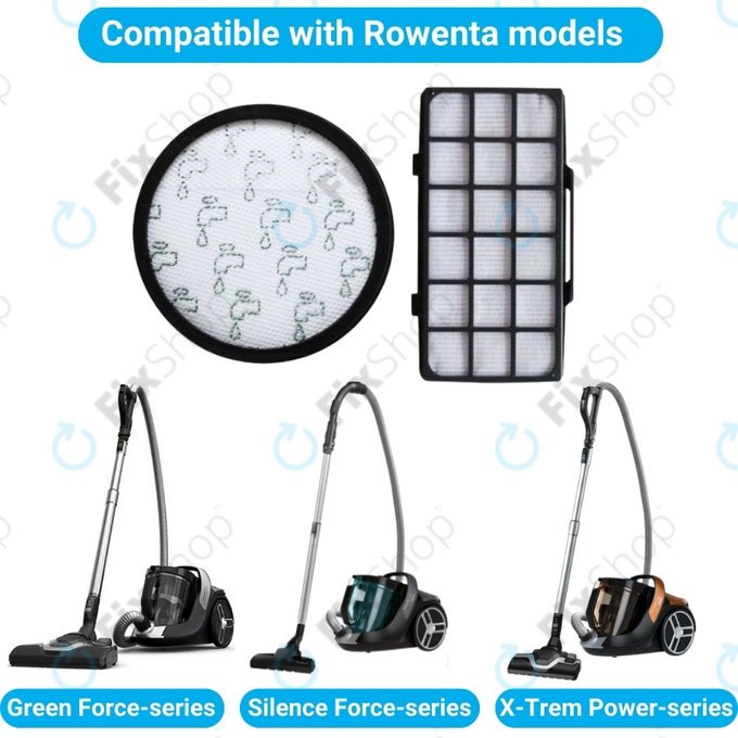 Rowenta Green Force, Silence Force, X-Trem Power - Set filtrov