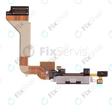 Apple iPhone 4 - Konektor za polnjenje + mikrofon + fleksibilni kabel (Black)