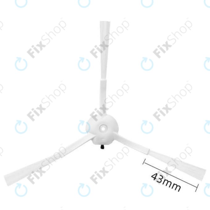 Xiaomi Lydsto W2 - Stranska krtača (Bela) - 2 kosa