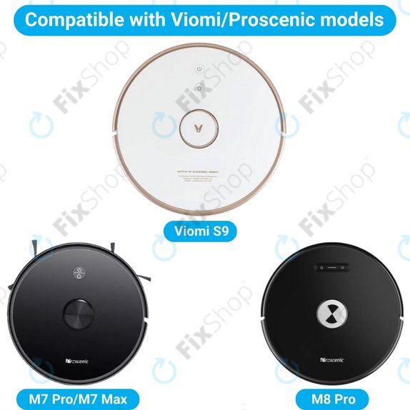 Xiaomi Viomi S9, Proscenic M7 Pro, M7 Max, M8 Pro - glavna krtača