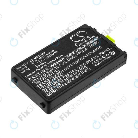 Baterija za Symbol, Zebra MC3100, MC3190, 2500mAh, Li-Pol, 3.7V, BTRY-MC31KAB02, HQ