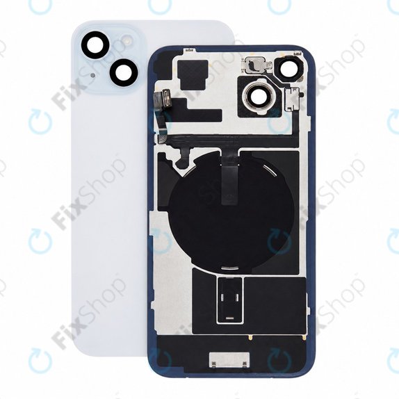 Steklo zadnjega ohišja za iPhone 15 Plus, Blue, Pulled A