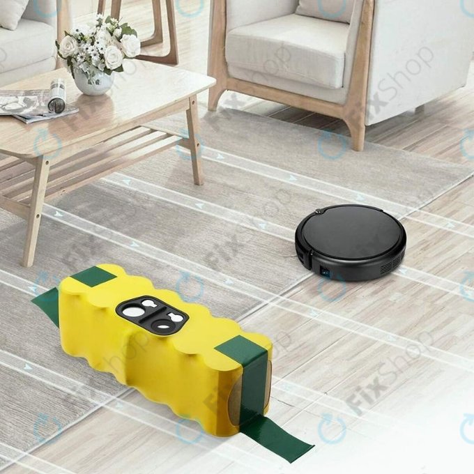 iRobot Roomba 500, 600, 700, 800, 900-series, R3, Scooba 450, Vileda 137173 - Baterija 11702, GD-Roomba-500, VAC-500NMH-33 Ni-MH 14.4V 2800mAh HQ