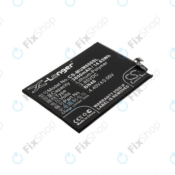 Baterija za Xiaomi Redmi Note 8T, 3800mAh, Li-Pol, 3.85 V, BN46, HQ