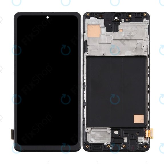 Samsung Galaxy A51 A515F - LCD zaslon + steklo na dotik + okvir OLED