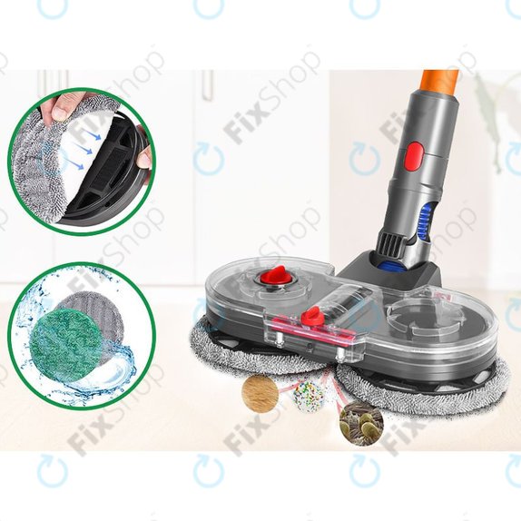 Dyson V-series, Outsize - Električna čistilna glava z rezervoarjem