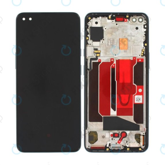 OnePlus Nord - LCD zaslon + steklo na dotik + okvir (Gray Onyx) OLED