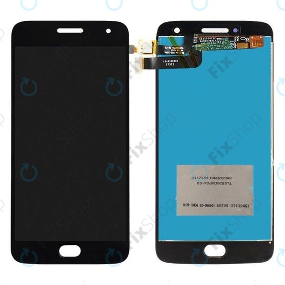 Motorola Moto G5 Plus - LCD zaslon + steklo na dotik (Black) TFT