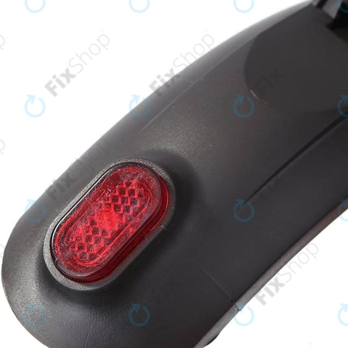 Kugoo S1, S1 Pro, S2, S3 - Zadnji blatnik z lučjo in kablom (Black)