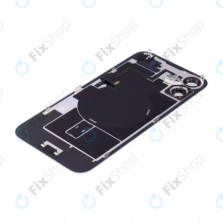 Apple iPhone 16 - Steklo zadnjega ohišja + Leča kamere + Kovinska plošča + Magsafe magnet (Ultramarine)