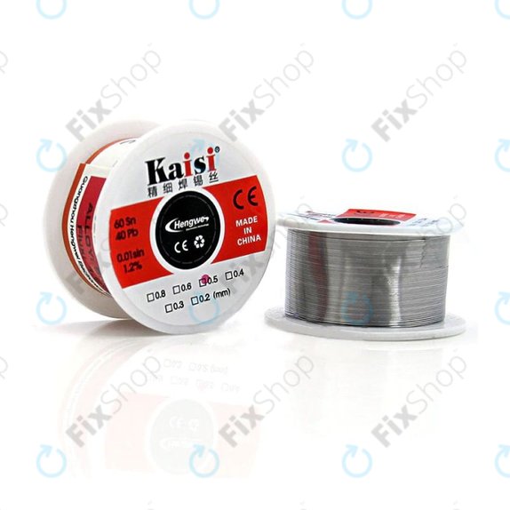 Kaisi - Žica za spajkanje za natančno spajkanje Sn/Pb - 0,3mm (50 g)