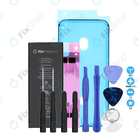 Apple iPhone SE (2nd Gen 2020) - Baterija  1821mAh FixPremium + Lepilo pod baterijo + Lepilo za LCD + Set orodij - Multipack