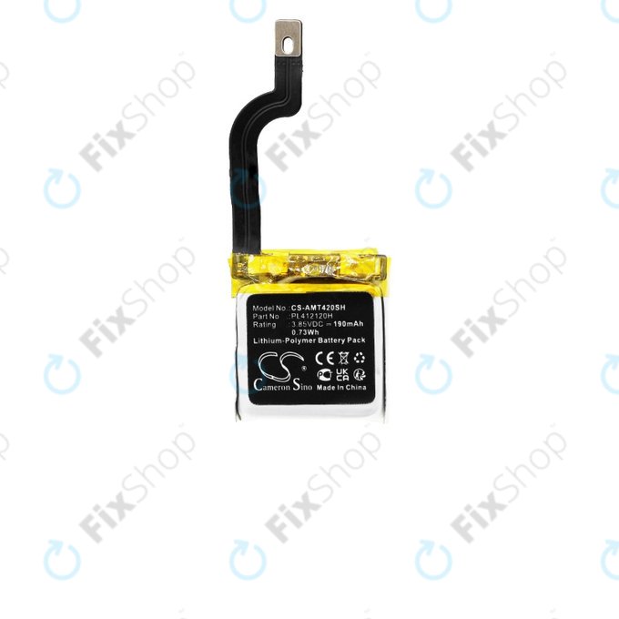 Baterija za Amazfit GTR 42mm, 190mAh, Li-Pol, 3.85V, PL412120H, HQ