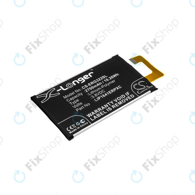 Baterija za Sony Xperia XA1 Ultra G3221, 2700mAh, Li-Pol, 3.8 V, LIP1641ERPXC, HQ
