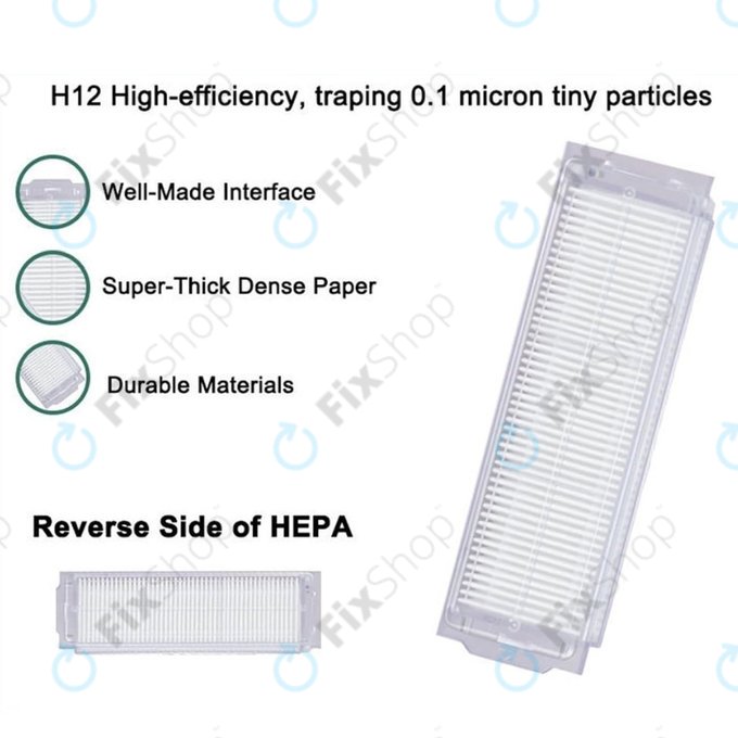 Xiaomi Mi Robot Vacuum Mop Pro (P), 2 Lite, 2 Pro, 2S, 3C, Viomi V2 Pro, V3, SE - HEPA filter (2 kosa)