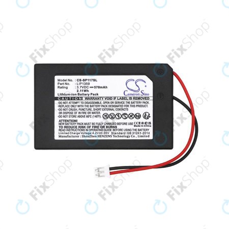 Baterija za Sony Dualshock 3, 570mAh, Li-Ion, 3.7V, LIP1359, HQ