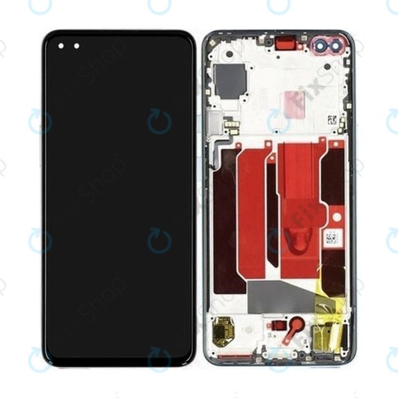 OnePlus Nord - LCD zaslon + steklo na dotik + okvir (Blue Marble) - 2011100197 Genuine Service Pack