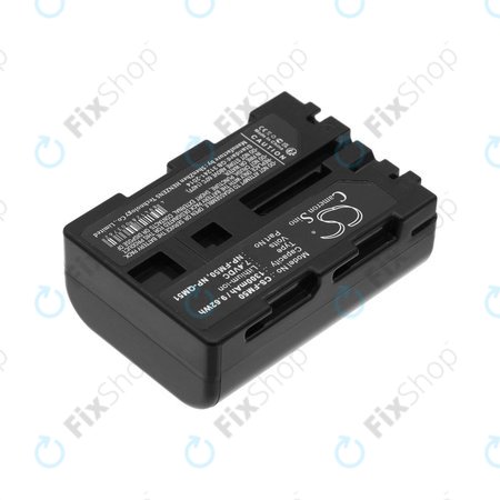 Baterija za Sony CCD-TR108, Cyber-shot DSC-S50, 1300mAh, Li-Ion, 7.4V, NP-QM51, HQ