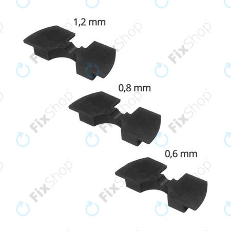 Xiaomi Mi Electric Scooter 1S, 2 M365, Essential, Pro, Pro 2 - Blažilniki vibracij (Black) - 3 kosi