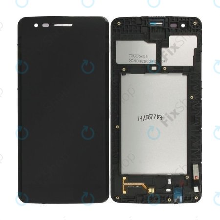 LG K8 M200N (2017) - LCD zaslon + steklo na dotik + okvir (Black) TFT