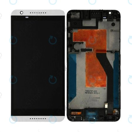 HTC Desire 820 - LCD zaslon + steklo na dotik + okvir (White) TFT