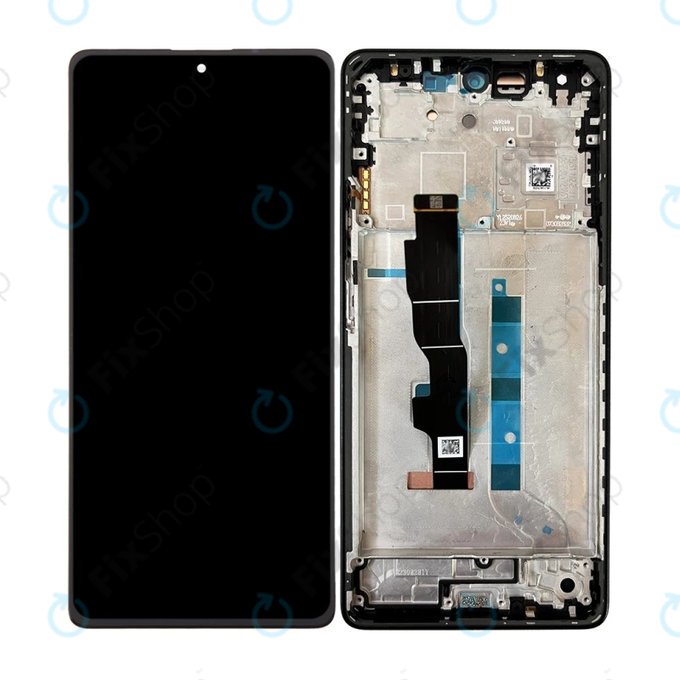Xiaomi Redmi Note 13 5G 2312DRAABC - LCD zaslon + steklo na dotik + okvir (Stealth Black) OLED