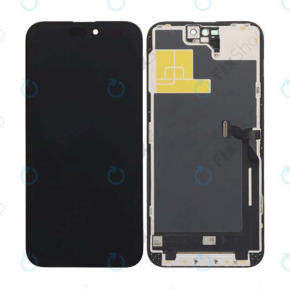 Zaslon In-Cell FHD za iPhone 14 Pro Max, Steklo na dotik z okvirjem, FixPremium