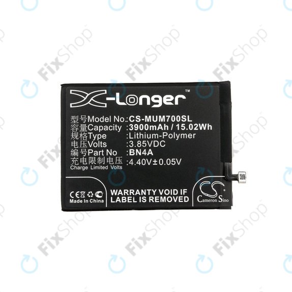 Baterija za Xiaomi Redmi Note 7, 3900mAh, Li-Pol, 3.85 V, BN4A, HQ