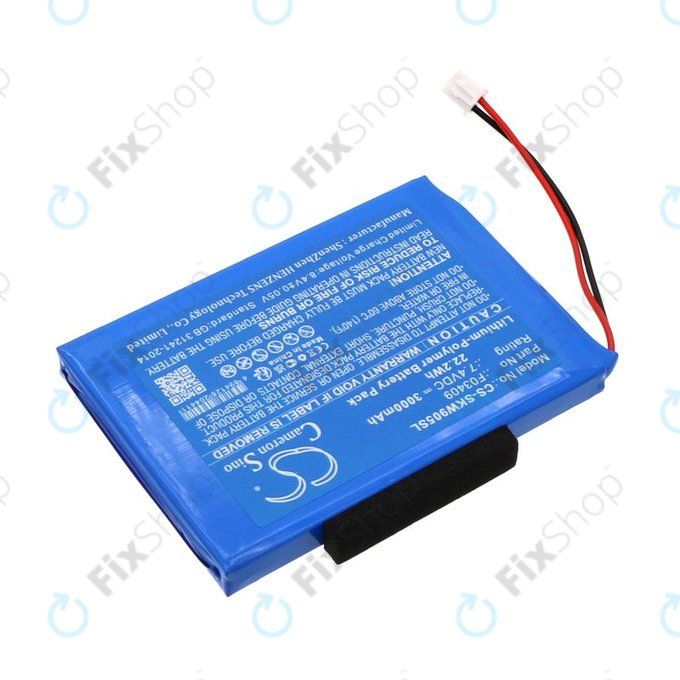 Baterija za Satlink WS-6902, WS-6905, 3000mAh, Li-Pol, 7.4V, F03409, HQ