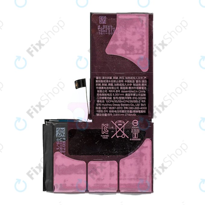 Apple iPhone X - Baterija 2716mAh