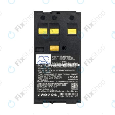 Baterija za Leica 400, 3600mAh, Ni-MH, 6V, GEB121, HQ