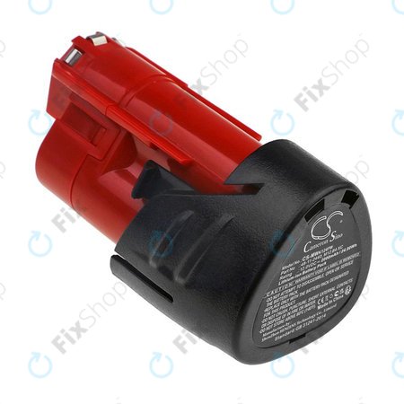 Baterija za Milwaukee M12 Redlithium XC 4.0, M12 B3 XC, M12 B4 XC, 2000mAh, Li-Ion, 12V, -, HQ