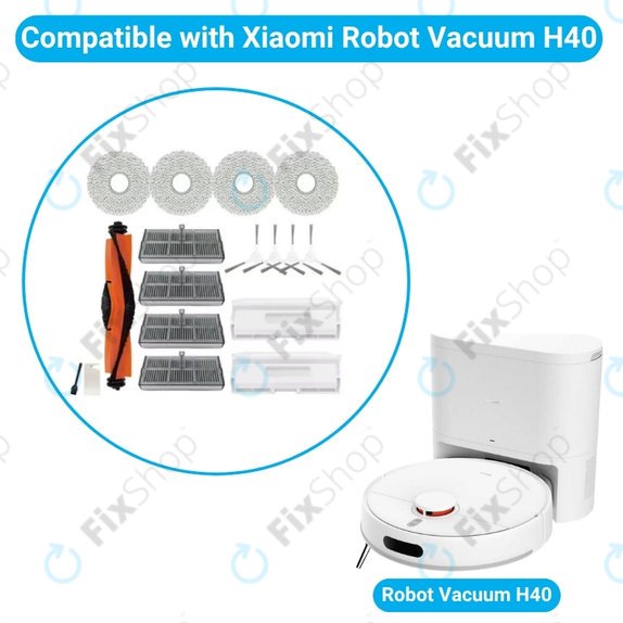 Xiaomi Robot Vacuum H40 - Celoten komplet