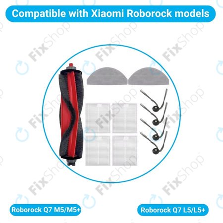 Xiaomi Roborock Q7 M5, Q7 M5+, Q7 L5, Q7 L5+ - Celoten komplet