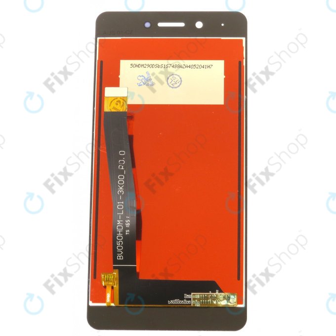 Huawei Nova Smart, Enjoy 6s, Honor 6c - LCD zaslon + steklo na dotik + okvir + baterija (White) - 02351FUU Genuine Service Pack